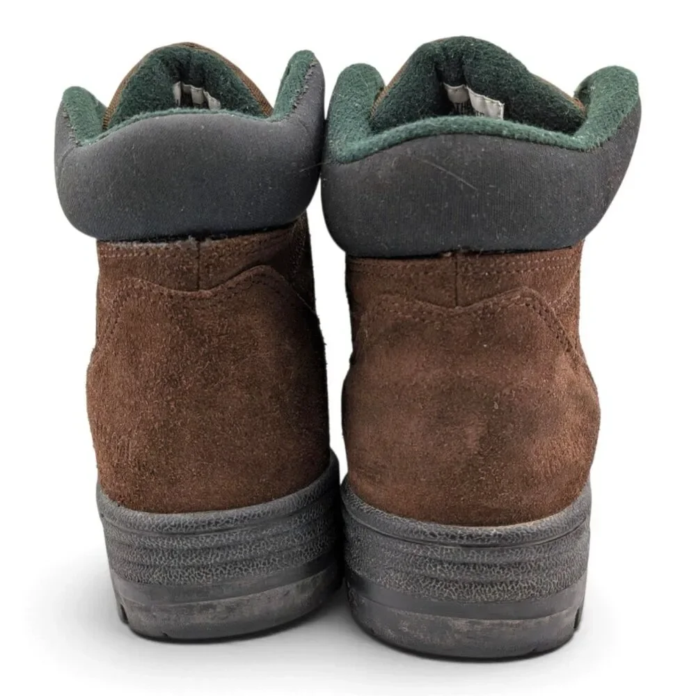 Northwest Territory Mens 7 Brown Leather Suede Hiking Boots Slip Resistant